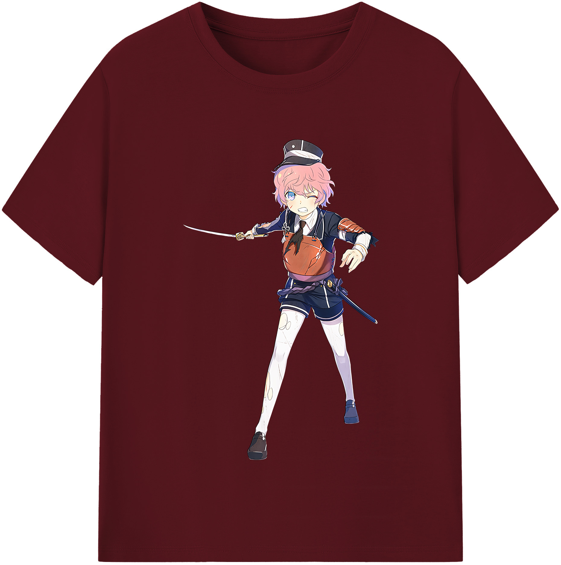 （画像用） 刀剣乱舞 Touken Ranbu 綿100％半袖Tシャツ（フロントプリント）